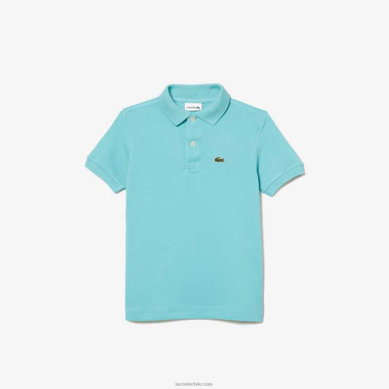 niños Lacoste turquesa bvg polo de petit piqué regular fit N6XZ22999