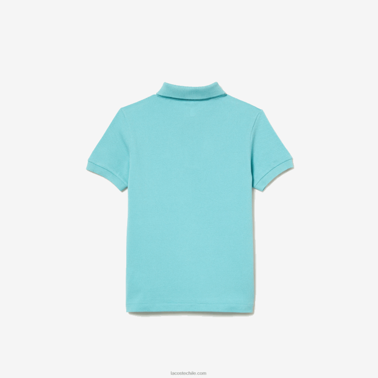 niños Lacoste turquesa bvg polo de petit piqué regular fit N6XZ22999