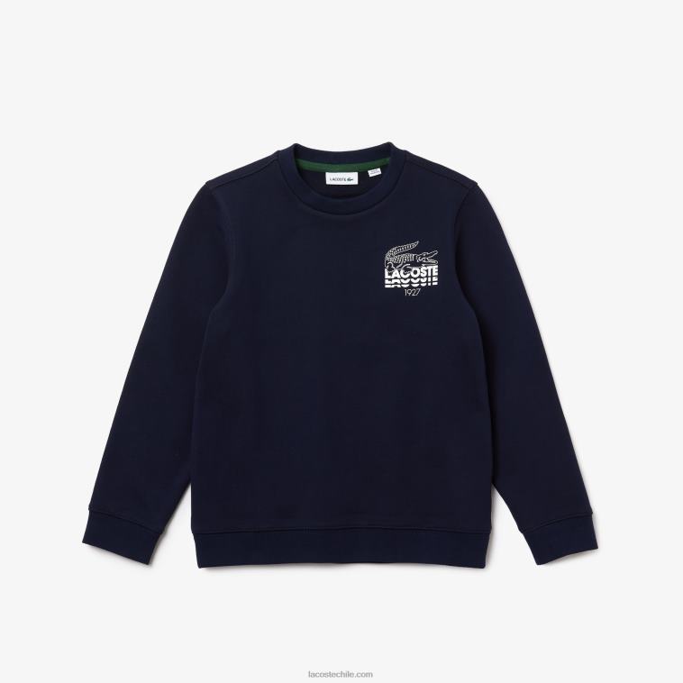 niños Lacoste azul marino 166 sudadera con estampado de cocodrilo N6XZ23204 niños Lacoste azul marino 166 sudadera con estampado de cocodrilo N6XZ23204