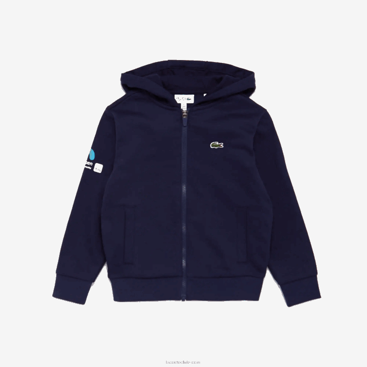 niños Lacoste azul marino 166 sudadera miami abierta con capucha N6XZ23257
