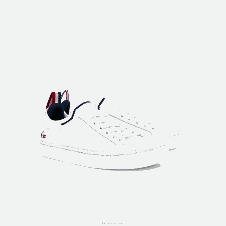 juniors Lacoste blanco/azul marino y rojo 407 tenis la piquee textil tricolor N6XZ23317