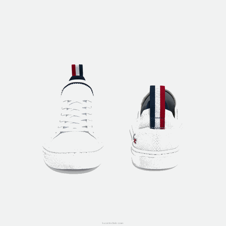 juniors Lacoste blanco/azul marino y rojo 407 tenis la piquee textil tricolor N6XZ23317