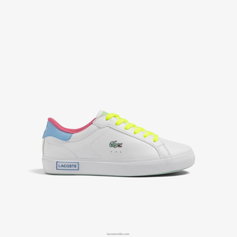 juniors Lacoste blanco/verde 082 tenis powercourt sintéticos color pop N6XZ23070 juniors Lacoste blanco/verde 082 tenis powercourt sintéticos color pop N6XZ23070