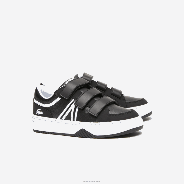 juniors Lacoste blanco y negro 312 tenis l001 sintéticos N6XZ23324
