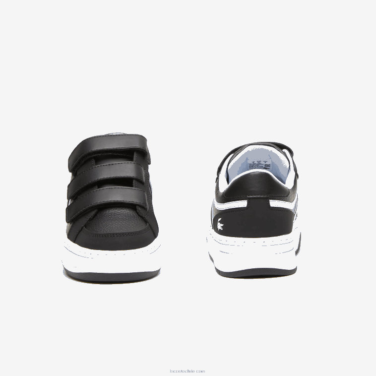juniors Lacoste blanco y negro 312 tenis l001 sintéticos N6XZ23324