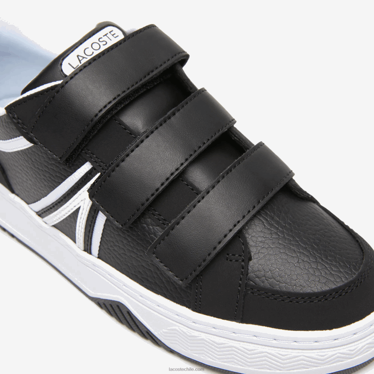 juniors Lacoste blanco y negro 312 tenis l001 sintéticos N6XZ23324