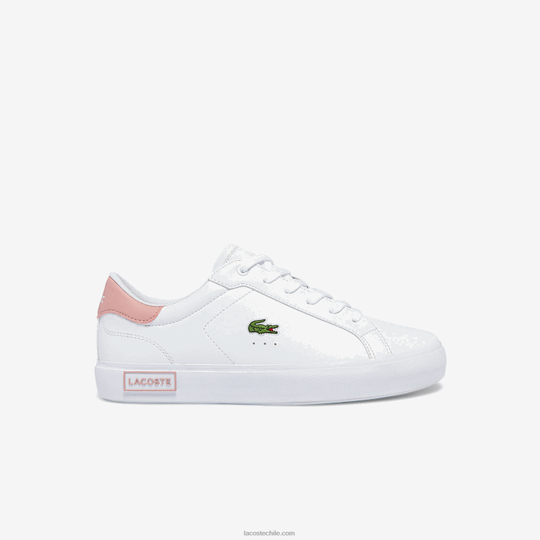 juniors Lacoste blanco y rosa claro 1y9 tenis sintéticos powercourt N6XZ23308 juniors Lacoste blanco y rosa claro 1y9 tenis sintéticos powercourt N6XZ23308