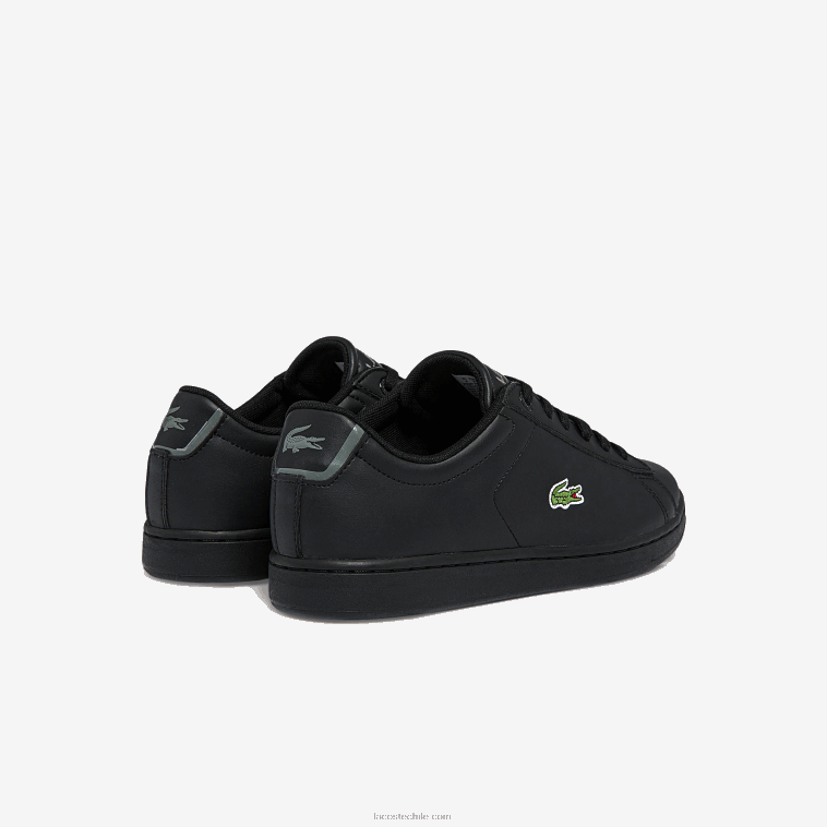 juniors Lacoste negro 02h tenis carnaby evo bl sintéticos N6XZ23328