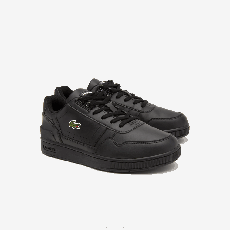 juniors Lacoste negro 02h tenis sintéticos con clip en T N6XZ23314