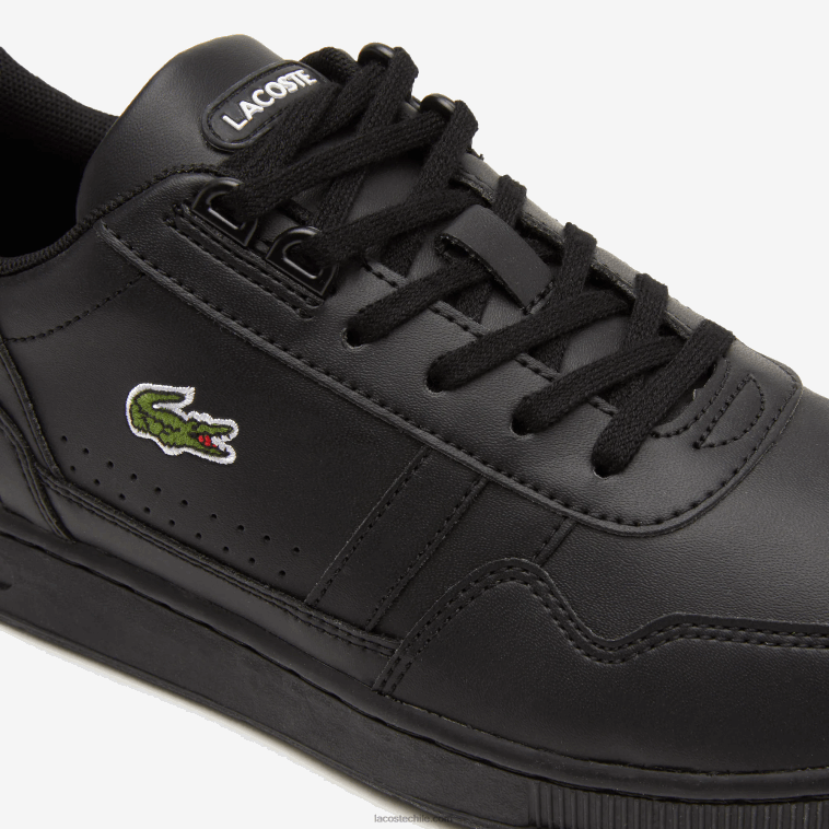 juniors Lacoste negro 02h tenis sintéticos con clip en T N6XZ23314