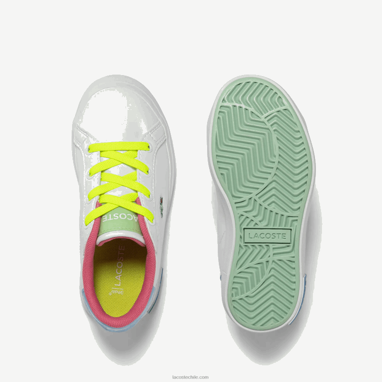 infantes Lacoste blanco/verde 082 tenis powercourt sintéticos color pop N6XZ22931