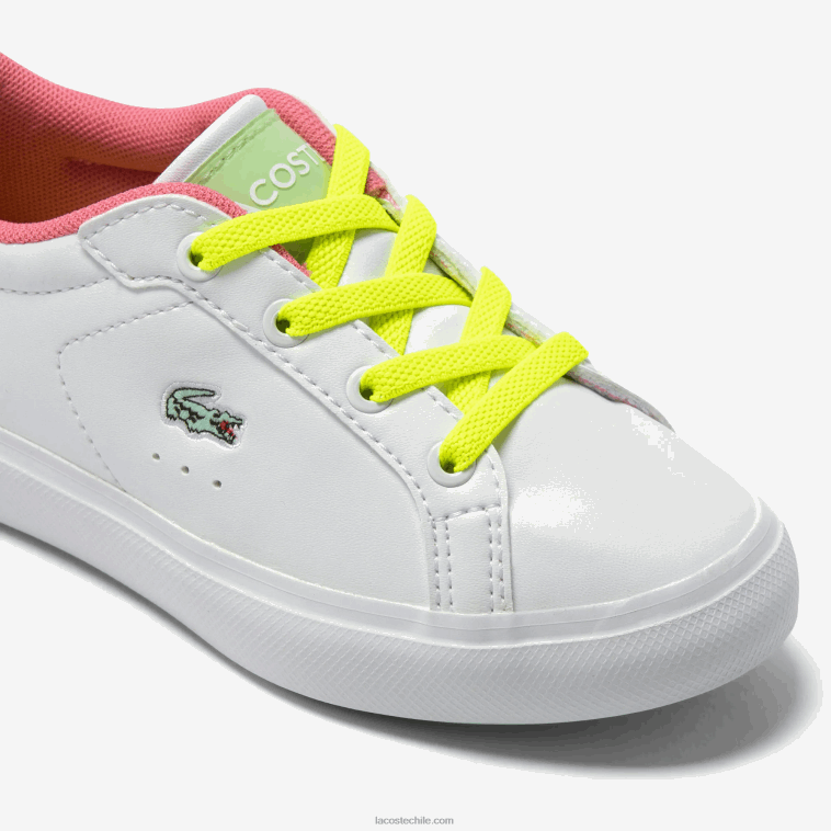 infantes Lacoste blanco/verde 082 tenis powercourt sintéticos color pop N6XZ22931