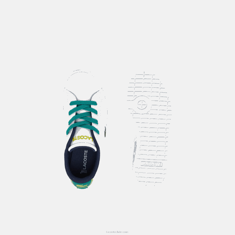 infantes Lacoste blanco/verde 082 zapatillas sintéticas carnaby N6XZ22985