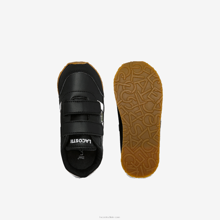 infantes Lacoste blanco y negro 312 tenis sintéticos Partner N6XZ22965
