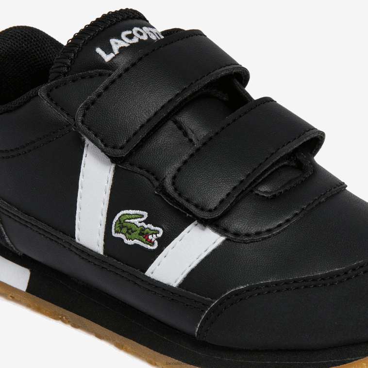 infantes Lacoste blanco y negro 312 tenis sintéticos Partner N6XZ22965