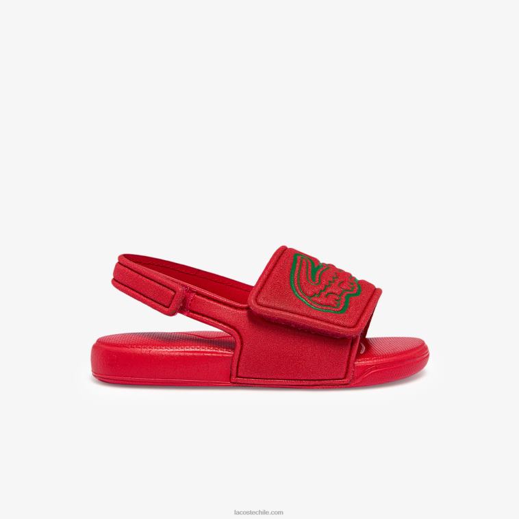 infantes Lacoste rojo verde t2q chanclas sintéticas con correa l.30 N6XZ22971 infantes Lacoste rojo verde t2q chanclas sintéticas con correa l.30 N6XZ22971