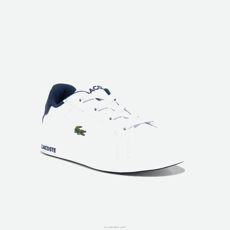 infantes Lacoste blanco y azul marino 042 zapatillas graduadas sintéticas N6XZ22972 infantes Lacoste blanco y azul marino 042 zapatillas graduadas sintéticas N6XZ22972