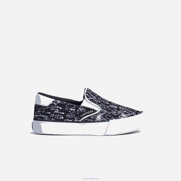infantes Lacoste blanco y negro 312 saltar servir textil sin cordones N6XZ22968 infantes Lacoste blanco y negro 312 saltar servir textil sin cordones N6XZ22968