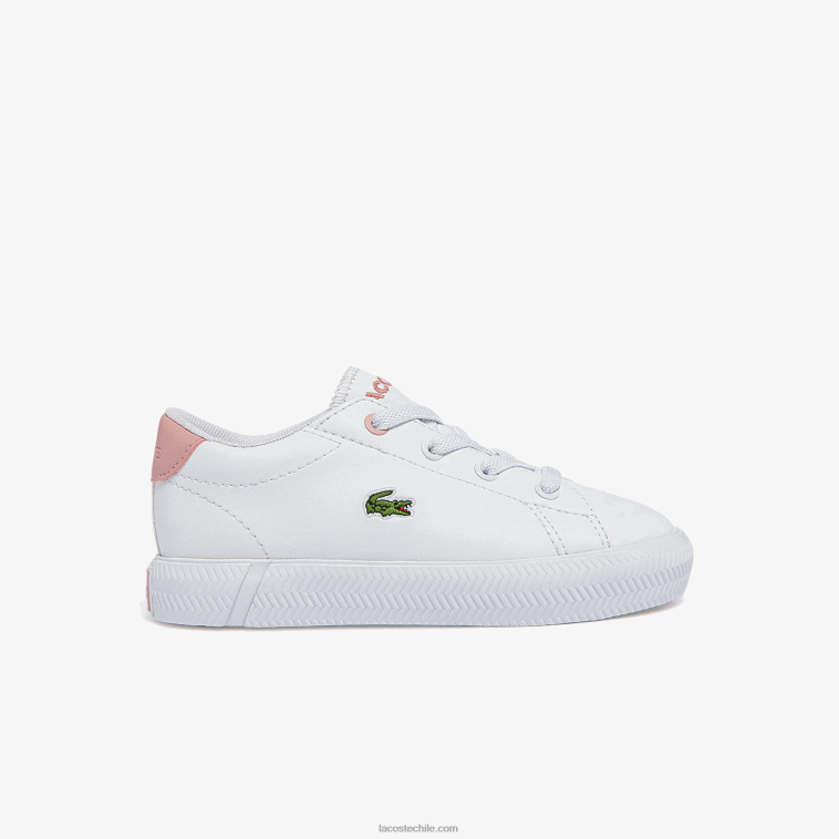 infantes Lacoste blanco y rosa claro 1y9 zapatillas deportivas N6XZ22970