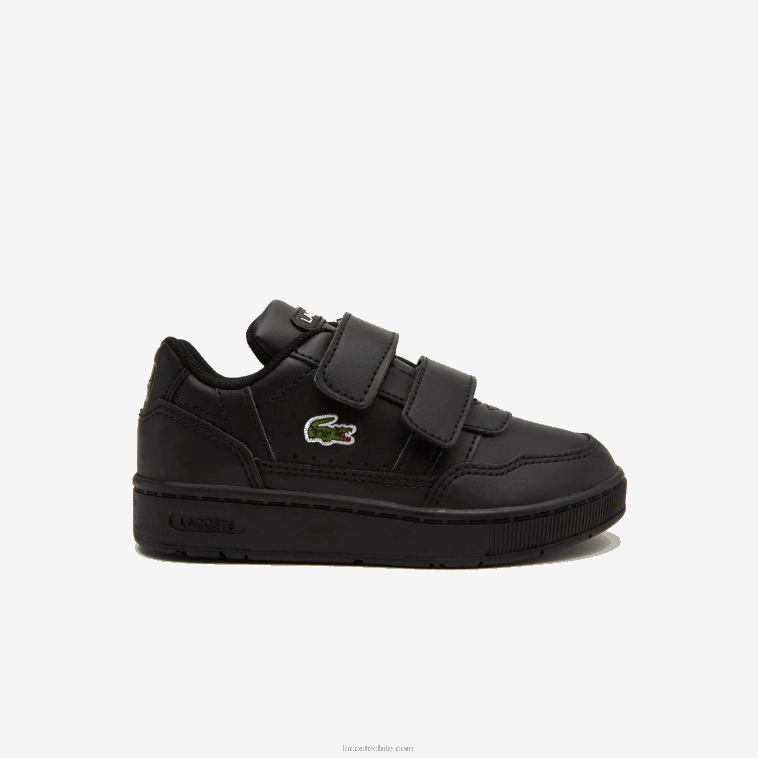infantes Lacoste negro 02h tenis sintéticos con clip en T N6XZ22934 infantes Lacoste negro 02h tenis sintéticos con clip en T N6XZ22934