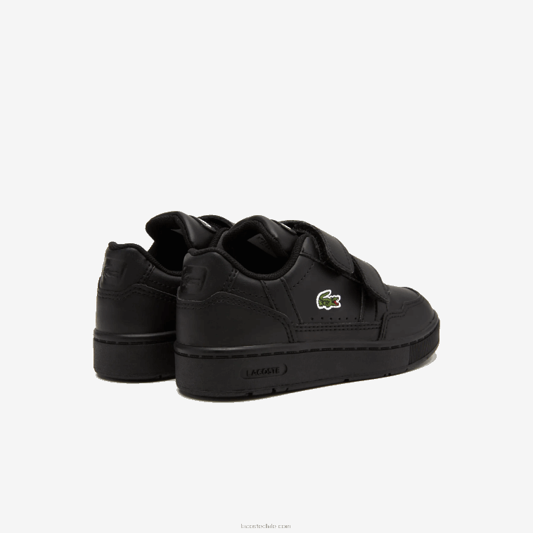 infantes Lacoste negro 02h tenis sintéticos con clip en T N6XZ22934