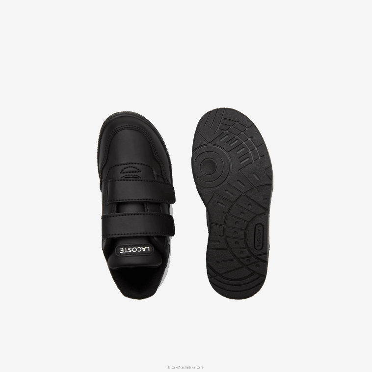 infantes Lacoste negro 02h tenis sintéticos con clip en T N6XZ22934