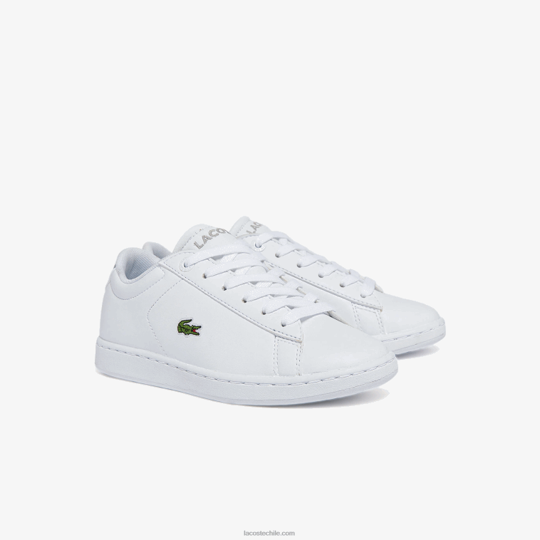 niños Lacoste blanco 21g tenis carnaby evo bl sintéticos N6XZ23226