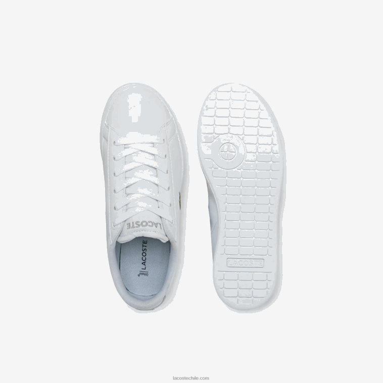 niños Lacoste blanco 21g tenis carnaby evo bl sintéticos N6XZ23226