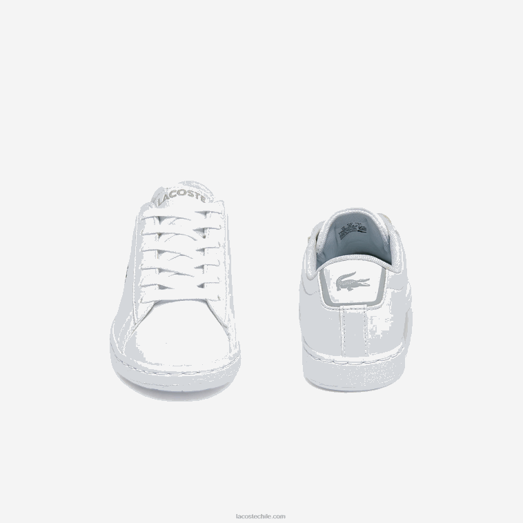 niños Lacoste blanco 21g tenis carnaby evo bl sintéticos N6XZ23226