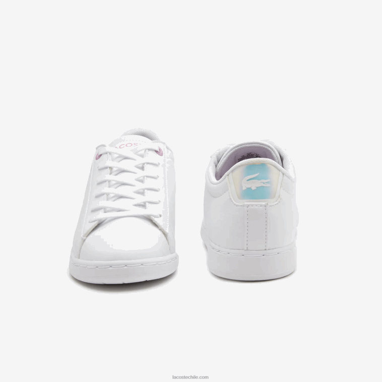 niños Lacoste blanco 21g zapatillas sintéticas carnaby N6XZ23114