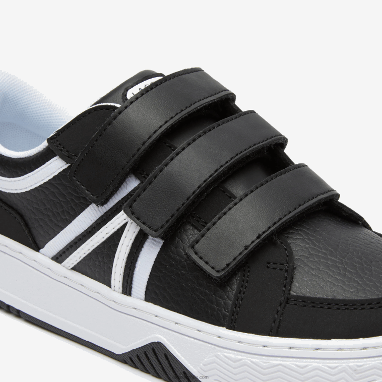 niños Lacoste blanco y negro 312 zapatillas l001 sintéticas N6XZ23259