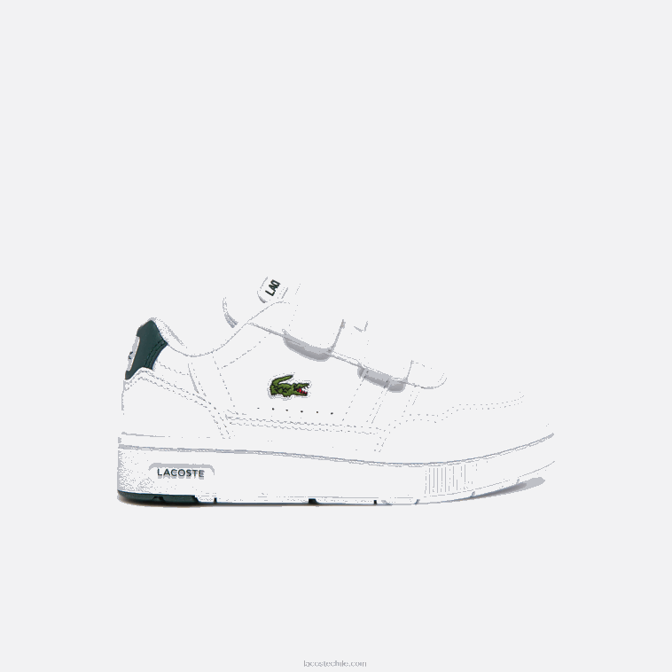 infantes Lacoste blanco y verde oscuro 1r5 tenis sintéticos con clip en T N6XZ22942 infantes Lacoste blanco y verde oscuro 1r5 tenis sintéticos con clip en T N6XZ22942